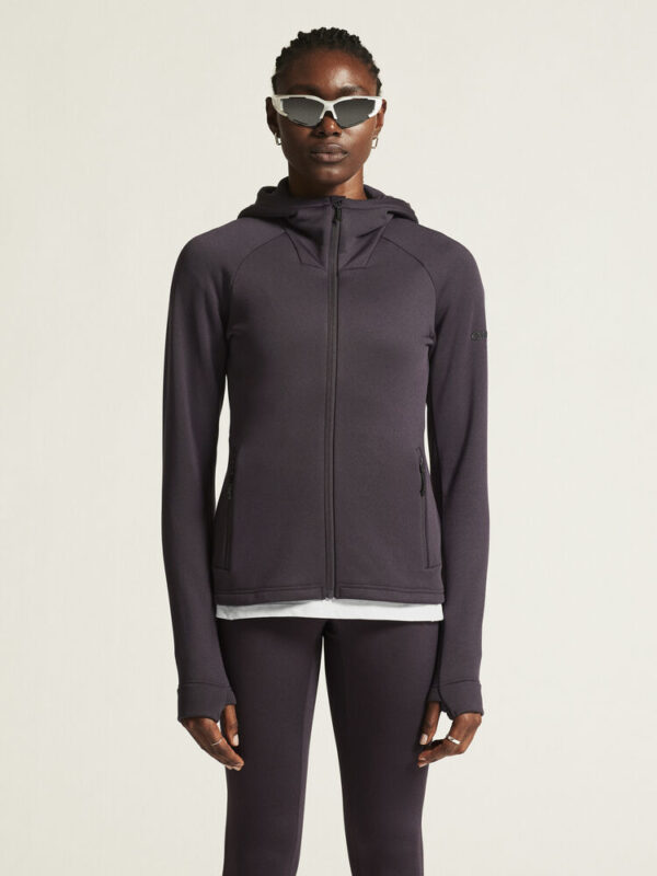 ADV EXPLORE POWER FLEECE HOOD JACKET WOMAN