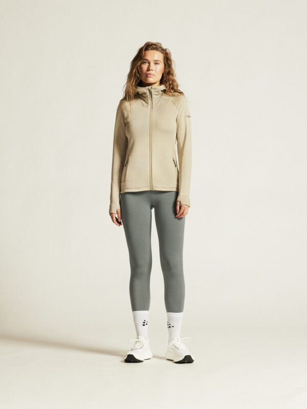 ADV EXPLORE POWER FLEECE HOOD JACKET WOMAN