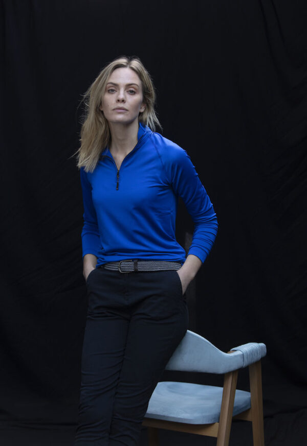 358401-0-988711834 COOS BAY HALF ZIP WOMAN